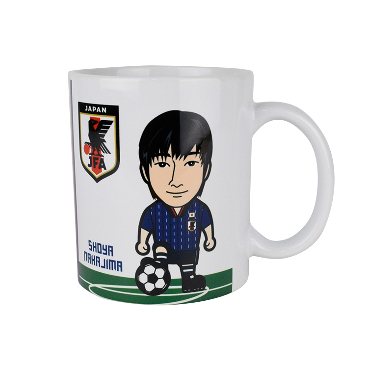 似顔絵マグカップ プレーヤー Jfa Store 日本サッカー協会公式オンラインストア