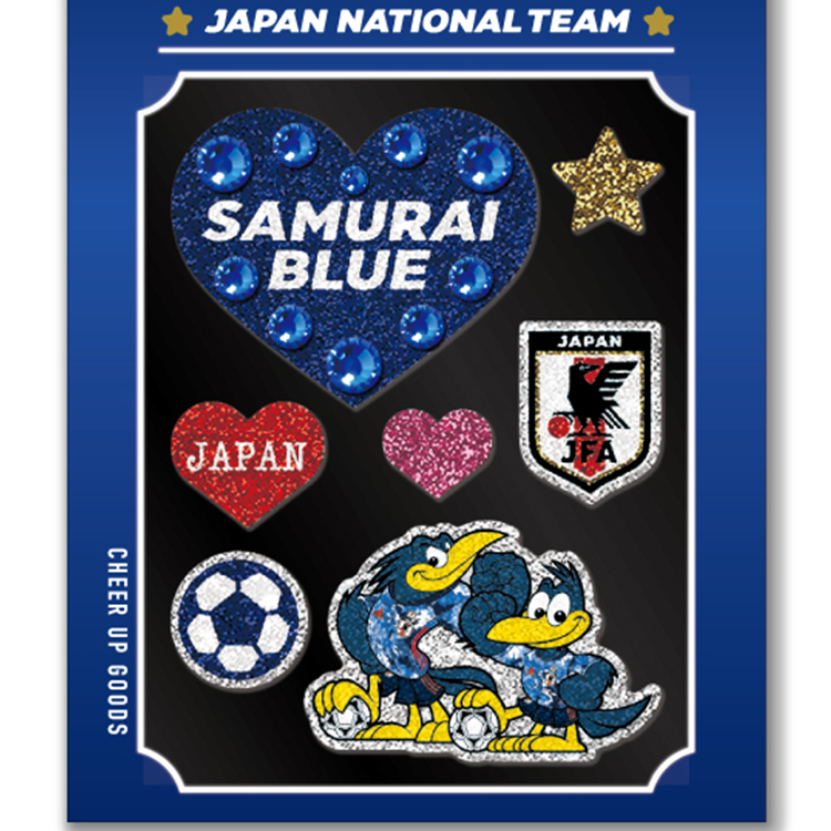 フェイスシール (マスコットSAMURAI BLUE) JFA STORE 日本サッカー協会公式オンラインストア