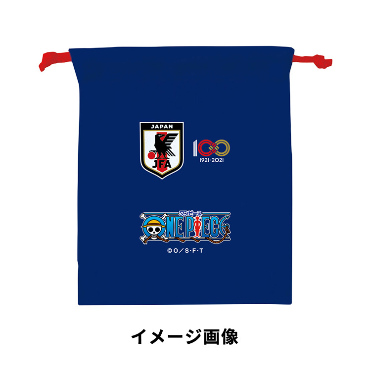 ONE PIECE 巾着 サッカー日本代表ver.
