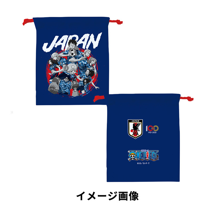 ONE PIECE 巾着 サッカー日本代表ver. | JFA STORE | 日本サッカー協会公式オンラインストア