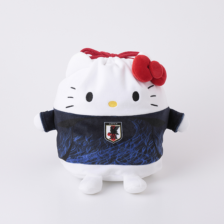 サンリオ おすわり巾着サッカー日本代表Ver.